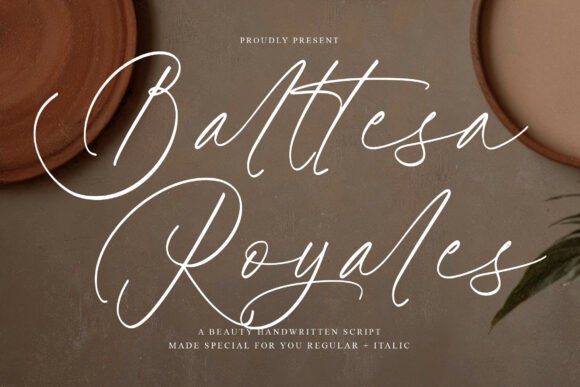 Balltesa Royales: A Script Font That Elevates Your Craft