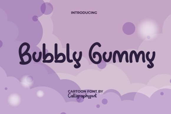 Bubbly Gummy: A Sweet Script Font for Editorial Design