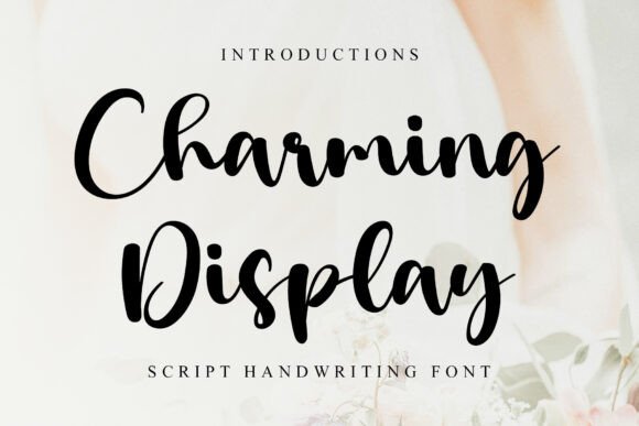 Charming Display: A Font That Speaks with Grace
