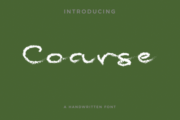 Coarse: A Bold Script Font for Web Design