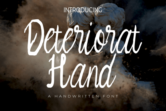 Deteriorat Hand: A Script Font for Editorial Elegance