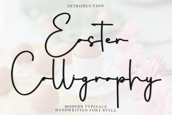 Easter Calligraphy: A Versatile Script Font for Web Design