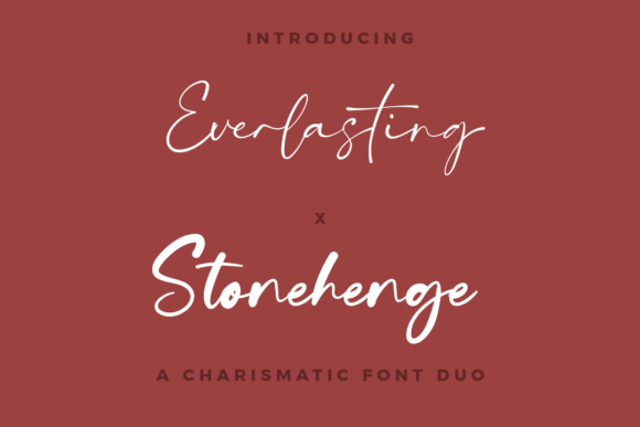 Everlasting X Stonehenge – A Handwritten Font for Modern Web Design