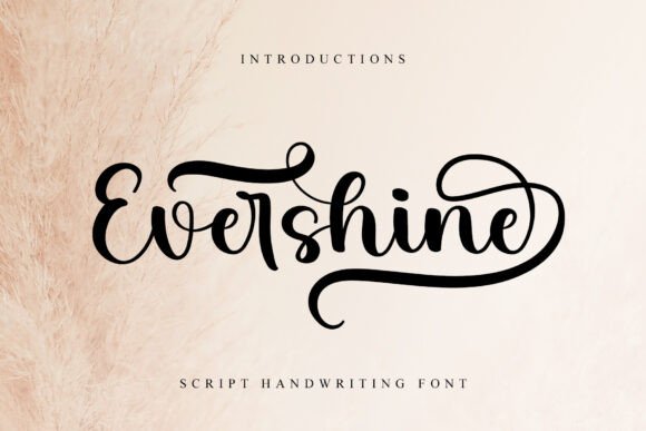 Evershine: The Elegant Handwritten Font for Crafters and Designers