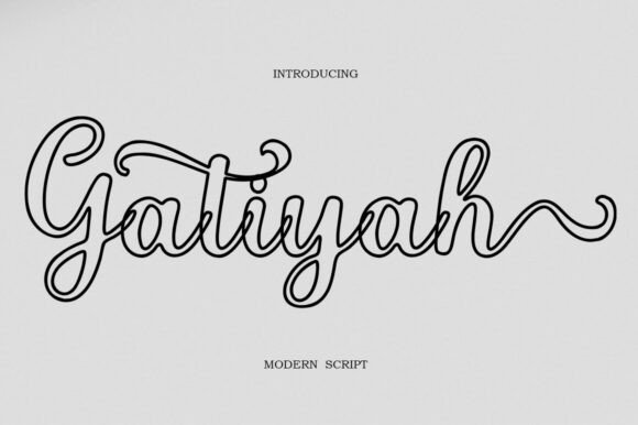 Gatiyah Script: A Font for Editorial Elegance