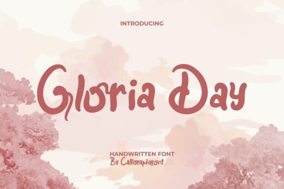 Gloria Day: A Playful Font for Creative Branding
