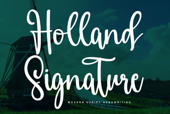 Holland Signature: A Handwritten Font with Elegance and Character