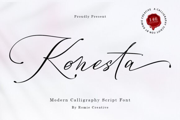 Konesta – A Modern Script Font for Web Design