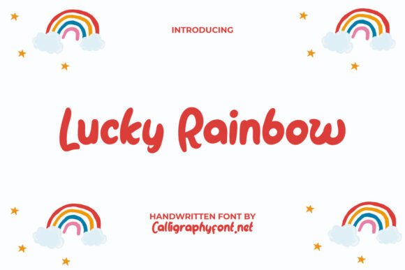 Lucky Rainbow Font: A Creative Spark for Handmade Design