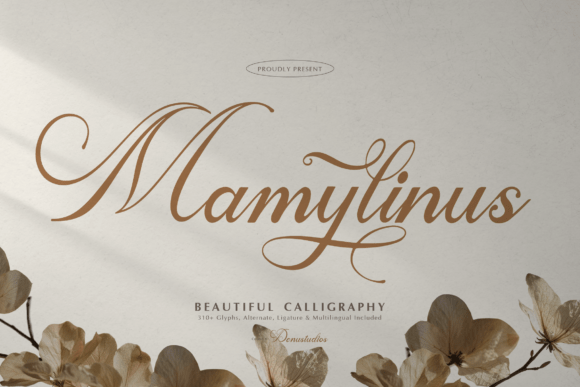 Mamylinus: A Beautiful Calligraphy Font for Creative Makers