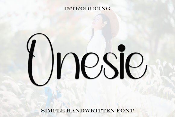 Onesie: A Font That Breathes Elegance Into Every Design
