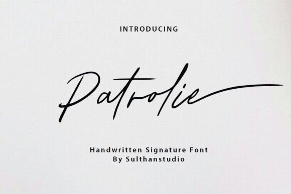 Patrolie: A Script Font That Breathes Life Into Digital Design