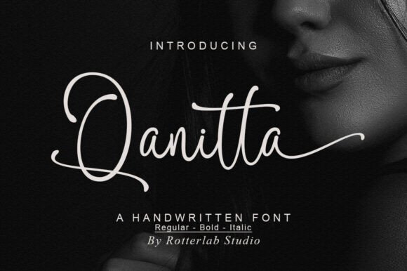 Qanitta: A Timeless Script Font for Modern Editorial Design