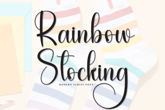Rainbow Stocking: A Script Font for Dynamic Digital Campaigns