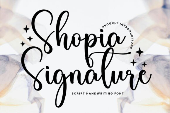 Shopia Signature: A Timeless Script Font for Web Design