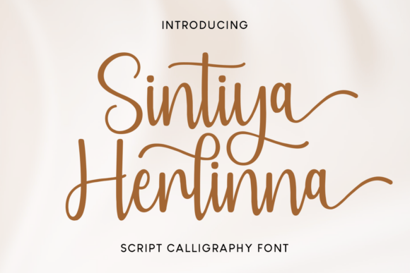 Sintiya Herlinna: A Script Font for Timeless Branding