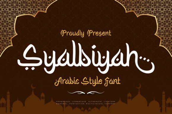 Syalbiyah: A Timeless Script Font for Crafters and Designers