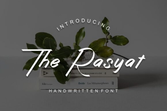 The Rasyat: A Script Font for Creative Crafters and Product Makers
