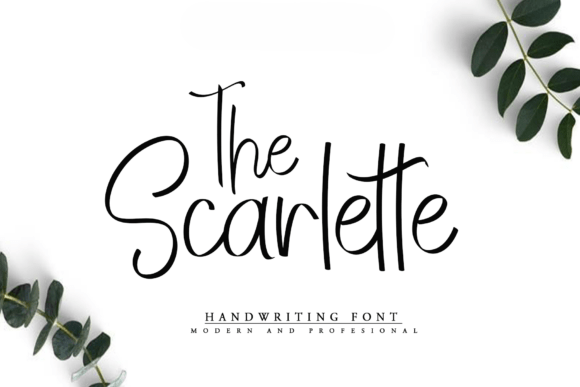 The Scarlette Font: A Stylish Script for Campaigns