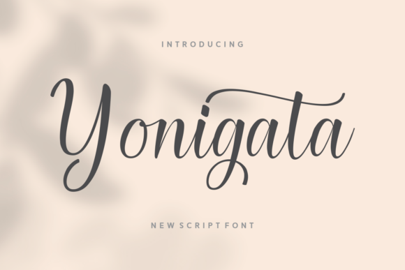 Yonigata: A Script Font That Elevates Campaign Design